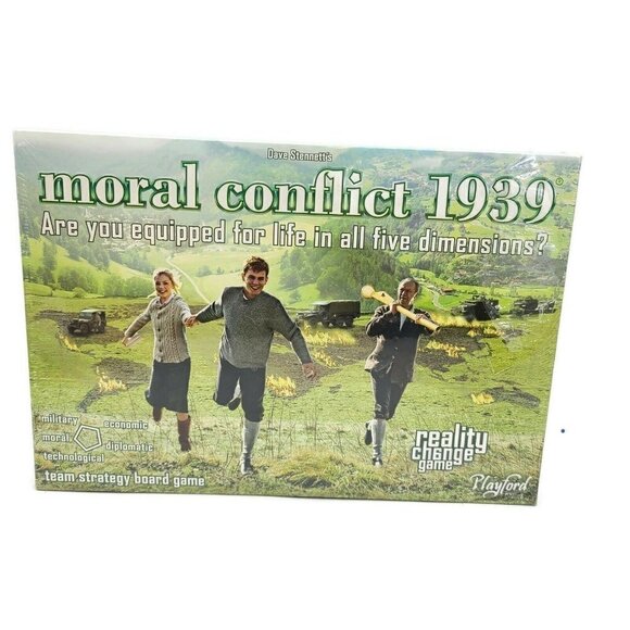 New Moral Conflict 1939 Team Strategy Board Game Playford - Picture 1 of 5